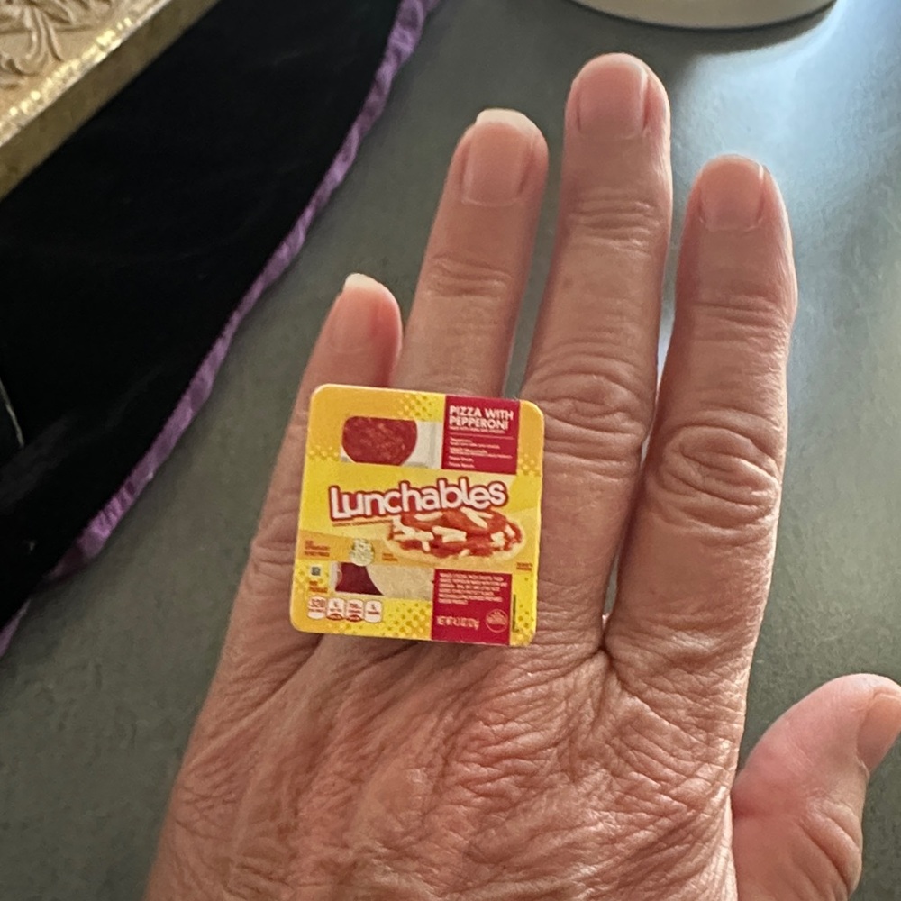 Miniature Lunchables Pizza Ring